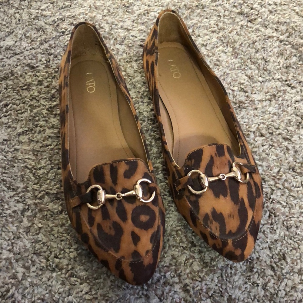 Cheetah print flats